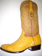 Caiman/Crocodile Western Boot