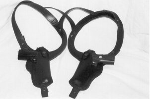 Twin shoulder holster