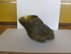 Antique rhino foot