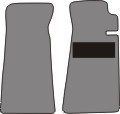 Series 3 XJ6-Damiler 1981-Mar1987 Front Pair Only Mats