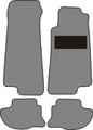 X100 Series XK8/XKR Oct1996-2006 Front Pair inc. 2 Piece Rear Mats