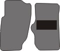 Cherokee KJ Wagon Oct2001-2007 Front Pair Only Mats