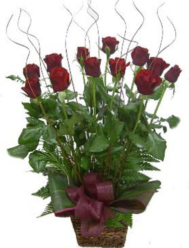 basket of roses