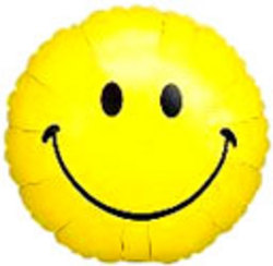 smiley face helium balloon Perth