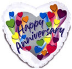 anniversary helium balloon Perth