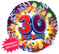 Balloon delivery Perth 30th birthday