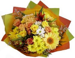 yellow flower bouquet