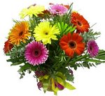 arrangement of  gerberas