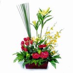 modern flower arrangement perth