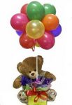 Balloon topiary with jellybeans Perth