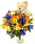 flowers and teddy  Perth Australia