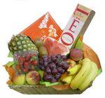 fruit basket chocolates & moet perth