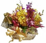 Flowers with gifts