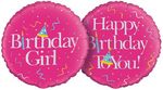 Birthday Girl foil balloon