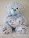 It's A Boy Teddy Bear Blue
