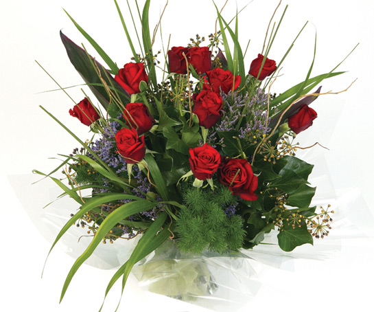 red rose flowers. Red Rose Aqua Pack Bouquet