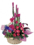 Gift Baskets Chocolates and Flowers Basket