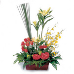 Arrangement in Ceramic Container