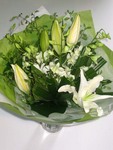 Classic White Bouquet - Flowers Delivered Perth Wide