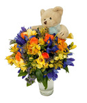 Celebration Bouquet with Soft Toy