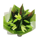 Oriental Lilium Bouquet - Yellow