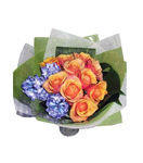 Rose and Hyacinth Posy