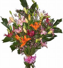 Large bouquet of Liliums