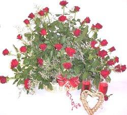 Romantic 3 dozen rose arrangement