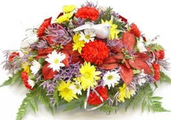 Christmas table arrangement