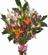 Large bouquet of Liliums