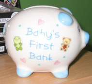 babys first piggy bank