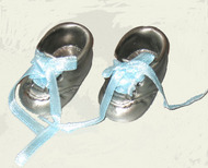 Pewter booties