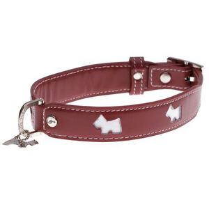 Hamish McBeth leather collar (Hamish Red)