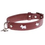 Hamish McBeth leather collar (Hamish Red)