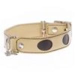 Hamish McBeth leather collar (Chester Cream)