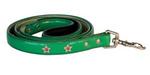 Patent Leather Dog Lead (Kermit)
