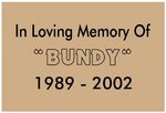 Memorial Plaque - Style Three/Medium