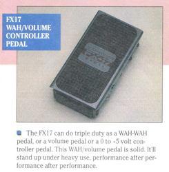 DOD FX17 Wah/Volume/Controller.
