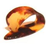Left Hand Thumb Picks, Tortoise Shell.