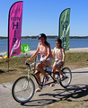 Tandem Beach Cruiser Bike Hire only $50.00 1/2 Day (< 4 Hrs)
