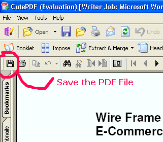 Save the PDF