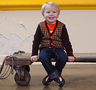 Landon - Brown and Orange