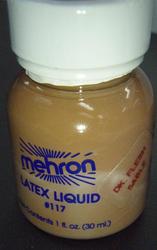 Latex Liquid 1oz/30ml Dark Flesh SableWith Brush