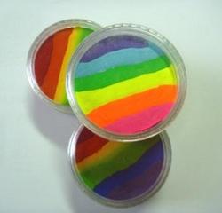 'Wolfe Makeup Rainbow in Neon and Essential Colours 45g