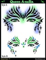 Airbrush Stencil - Queen A-Naru