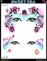 Airbrush Stencil - Sweet Pea