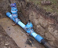 Cut in for Hydrants / PVC to AC Pipe