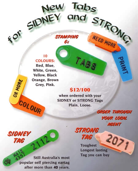 Tab Tags for Sidney and Strong Tags