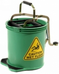 16L Pro Mop Roller Mop Bucket Green
