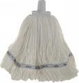 350g Premium Grade Microfibre Round Mop Head White